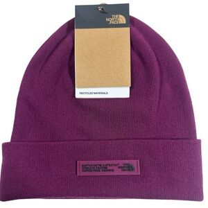 The North Face Purple Knit Beanie